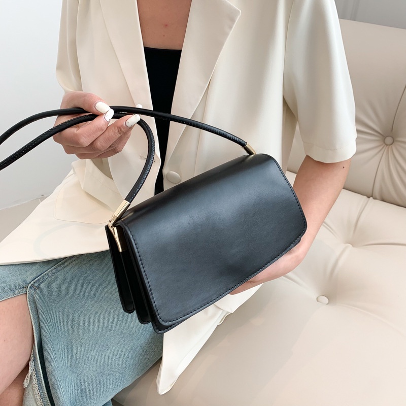 Túi Đeo Vai Hình Vuông Nhỏ Màu Trơn Thời Trang Mùa Xuân 2023 Cho Nữ