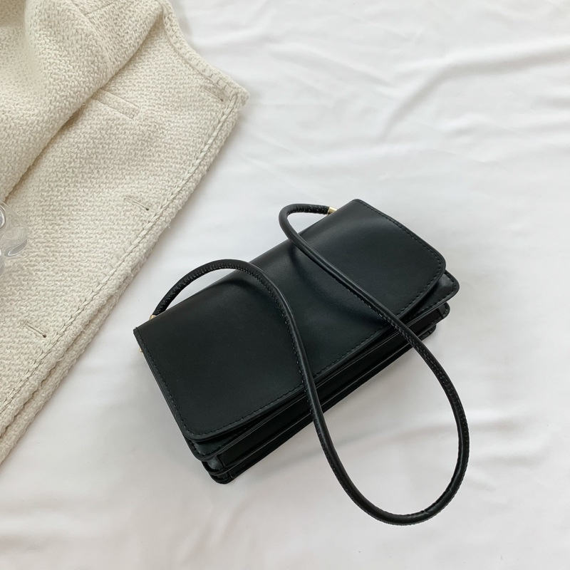 Túi Đeo Vai Hình Vuông Nhỏ Màu Trơn Thời Trang Mùa Xuân 2023 Cho Nữ