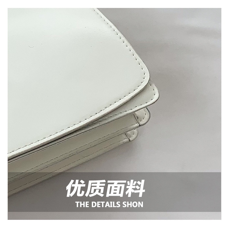 Túi Đeo Vai Hình Vuông Nhỏ Màu Trơn Thời Trang Mùa Xuân 2023 Cho Nữ