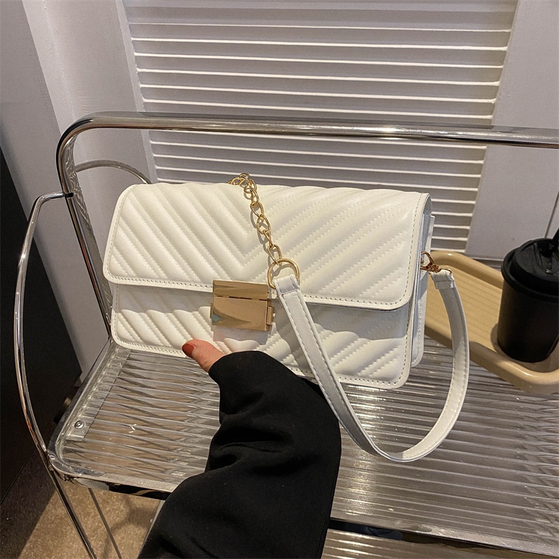Túi Đeo Chéo Hình Vuông Nhỏ Màu Trơn Đơn Giản Thời Trang Mùa Xuân 2023 Cho Nữ