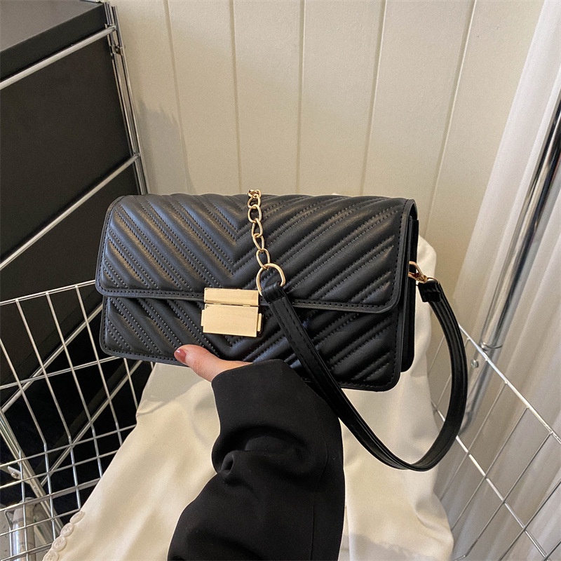 Túi Đeo Chéo Hình Vuông Nhỏ Màu Trơn Đơn Giản Thời Trang Mùa Xuân 2023 Cho Nữ
