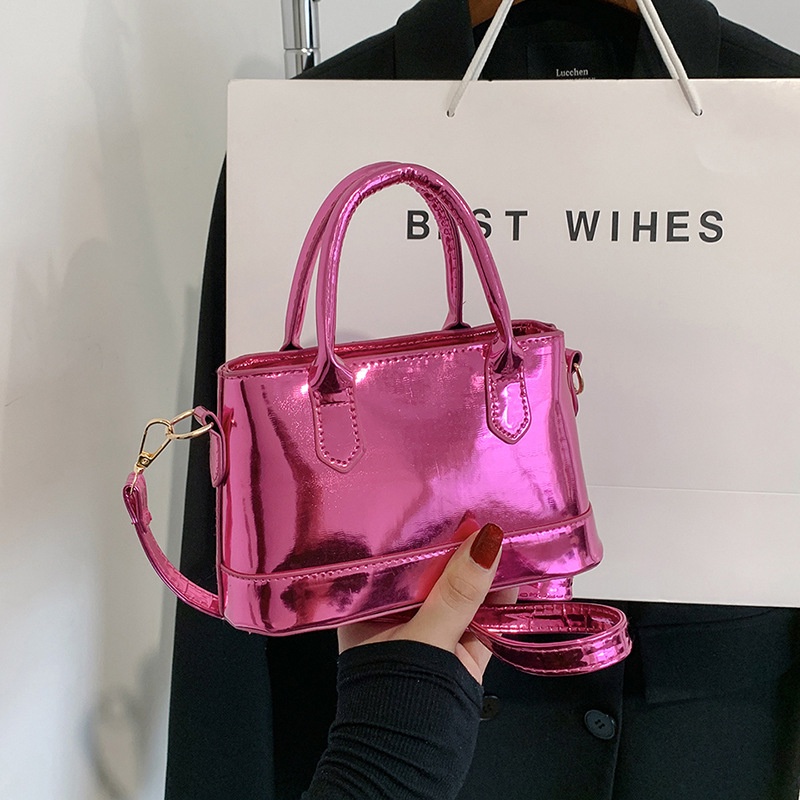 Túi Đeo Chéo Mini Màu Trơn Thời Trang Hàn Quốc 2023 Dành Cho Nữ