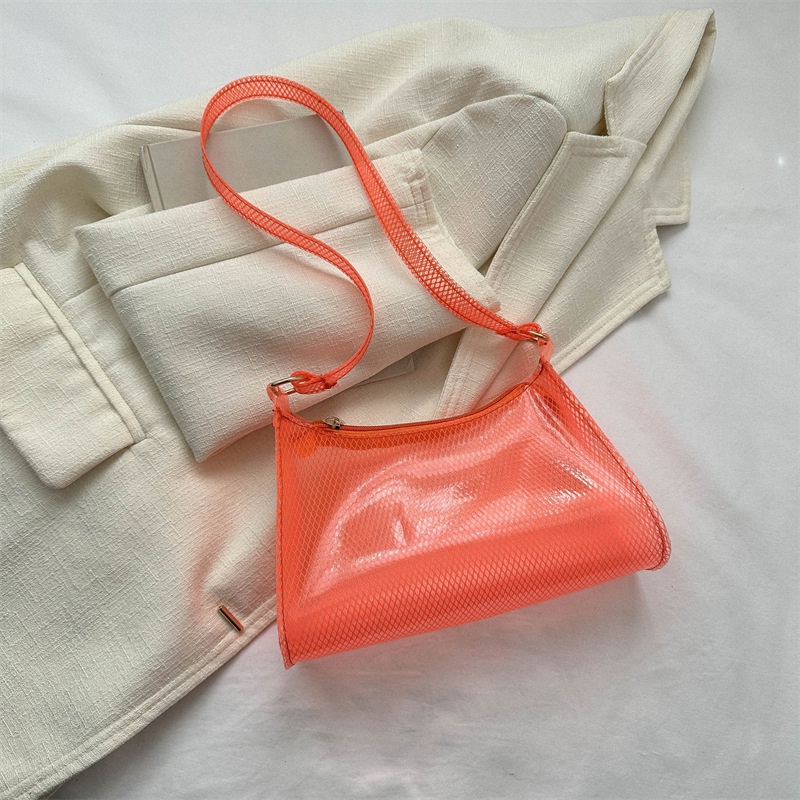Ba Lô Đeo Vai Hình Vuông Cỡ Nhỏ Trong Suốt Thiết Kế Đơn Giản Thời Trang Mùa Xuân 2023 Cho Nữ
