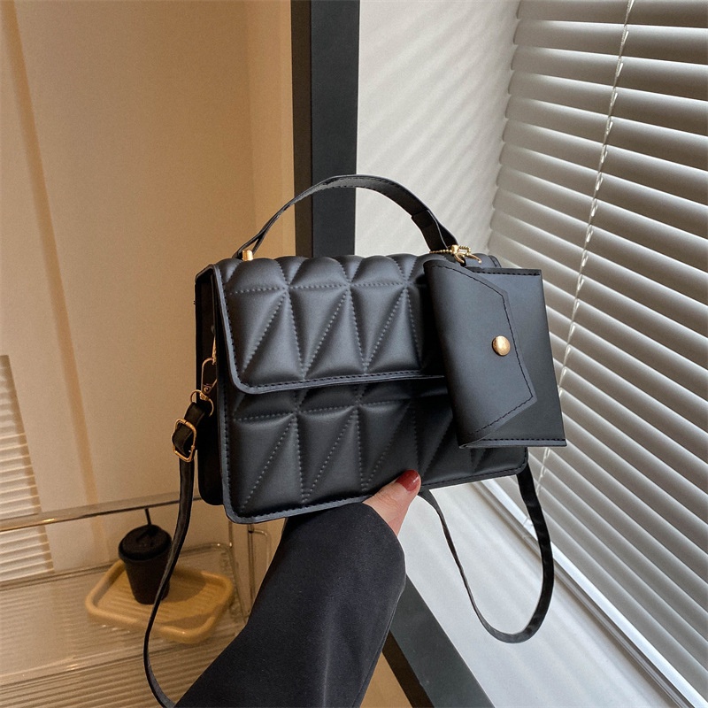 Túi Xách Đeo Vai Màu Trơn Phong Cách Retro Thời Trang Mùa Xuân 2023