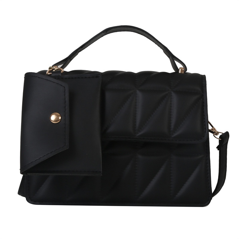 Túi Xách Đeo Vai Màu Trơn Phong Cách Retro Thời Trang Mùa Xuân 2023