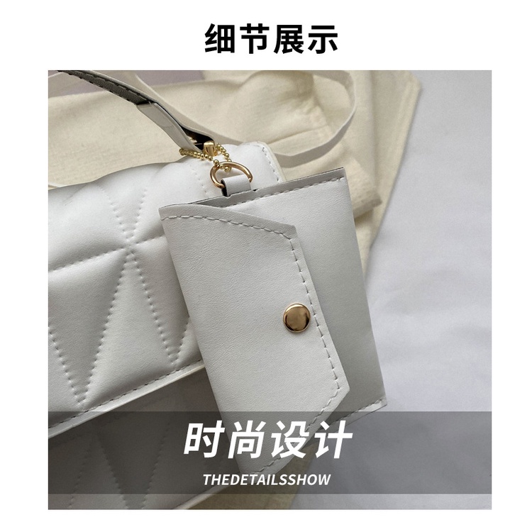 Túi Xách Đeo Vai Màu Trơn Phong Cách Retro Thời Trang Mùa Xuân 2023