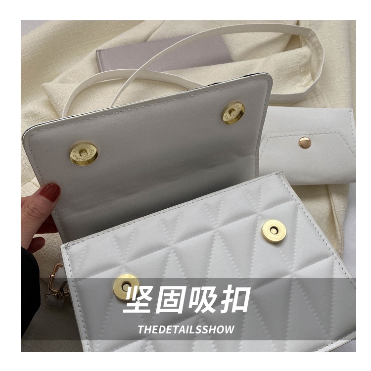 Túi Xách Đeo Vai Màu Trơn Phong Cách Retro Thời Trang Mùa Xuân 2023