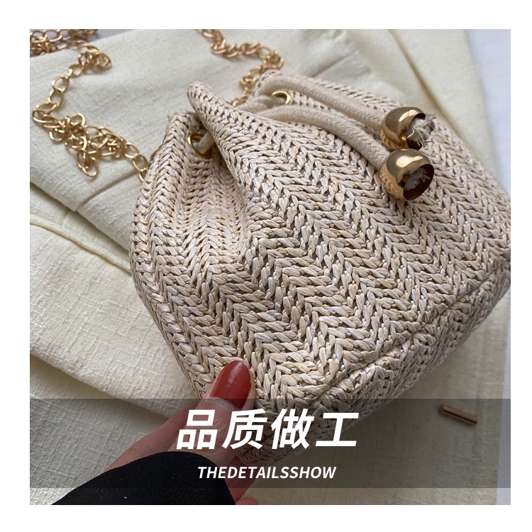 Túi Đeo Vai Dây Rút Cỡ Nhỏ Thời Trang Mùa Xuân 2023 Cho Nữ