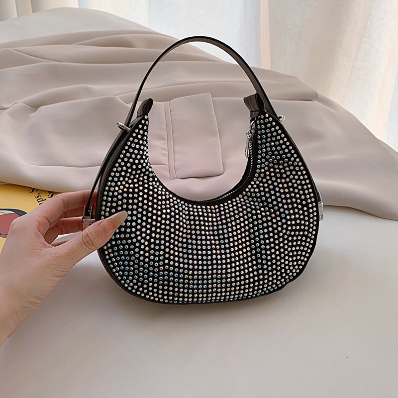 Túi Xách Đeo Vai Mini Đính Đá Thời Trang Mùa Xuân 2023 Dành Cho Nữ