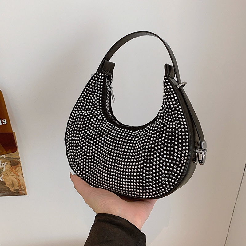 Túi Xách Đeo Vai Mini Đính Đá Thời Trang Mùa Xuân 2023 Dành Cho Nữ