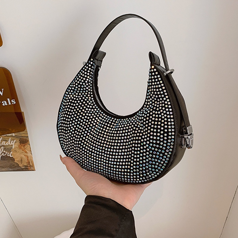 Túi Xách Đeo Vai Mini Đính Đá Thời Trang Mùa Xuân 2023 Dành Cho Nữ