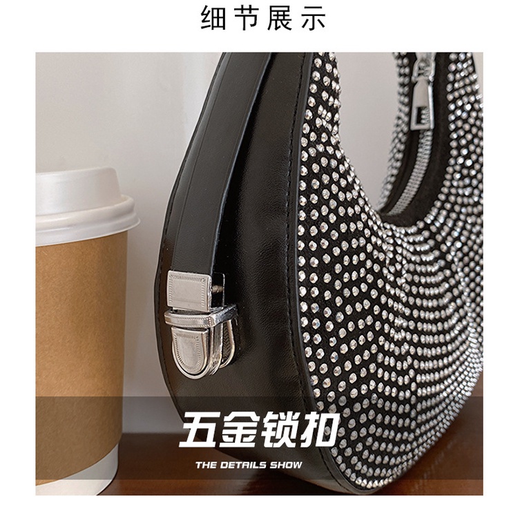 Túi Xách Đeo Vai Mini Đính Đá Thời Trang Mùa Xuân 2023 Dành Cho Nữ