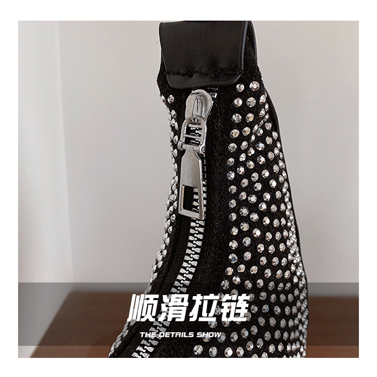 Túi Xách Đeo Vai Mini Đính Đá Thời Trang Mùa Xuân 2023 Dành Cho Nữ