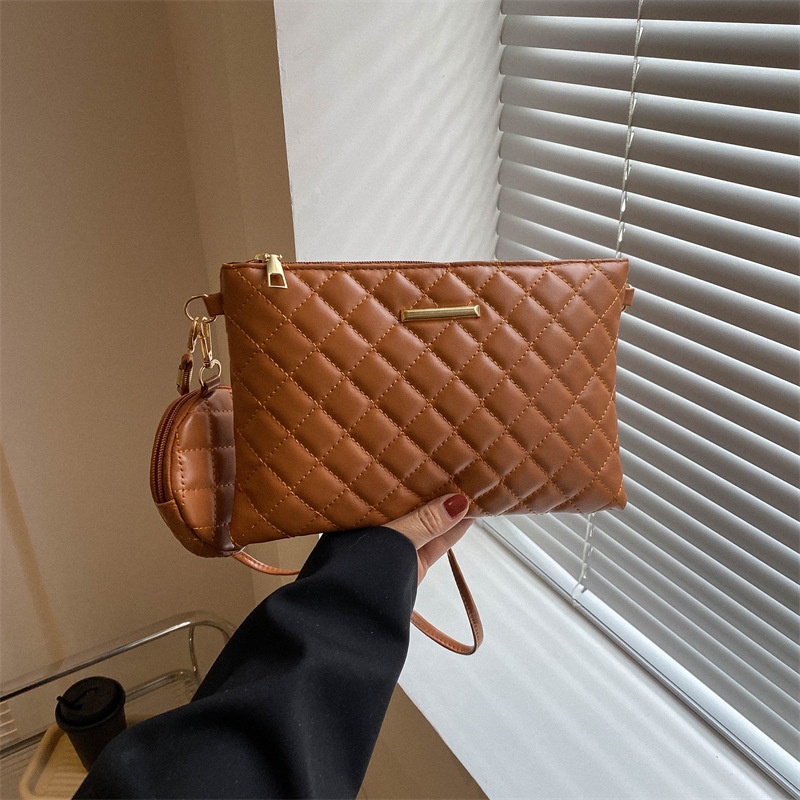 Ba Lô Đeo Vai Hình Vuông Nhỏ Màu Trơn Thêu Chỉ Đính Kim Cương Thời Trang Mùa Xuân 2023 Cho Nữ