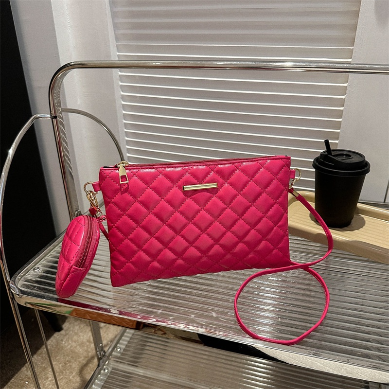 Ba Lô Đeo Vai Hình Vuông Nhỏ Màu Trơn Thêu Chỉ Đính Kim Cương Thời Trang Mùa Xuân 2023 Cho Nữ