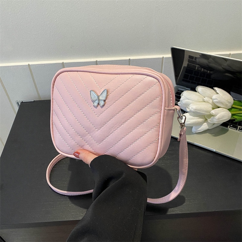 Túi Tote Đeo Vai Họa Tiết Bướm Nhỏ Xinh Thời Trang Mùa Xuân 2023 Cho Bạn Gái