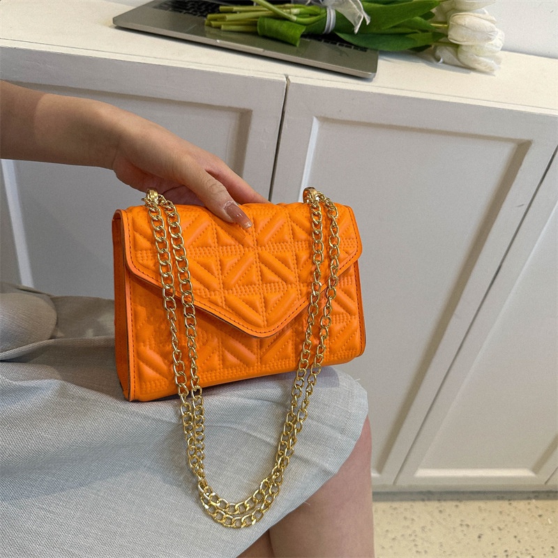 Túi Đeo Vai Màu Trơn Dáng Vuông Nhỏ Thời Trang Mùa Xuân 2023 Cho Nữ