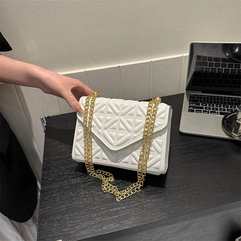 Túi Đeo Vai Màu Trơn Dáng Vuông Nhỏ Thời Trang Mùa Xuân 2023 Cho Nữ