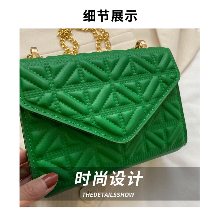 Túi Đeo Vai Màu Trơn Dáng Vuông Nhỏ Thời Trang Mùa Xuân 2023 Cho Nữ