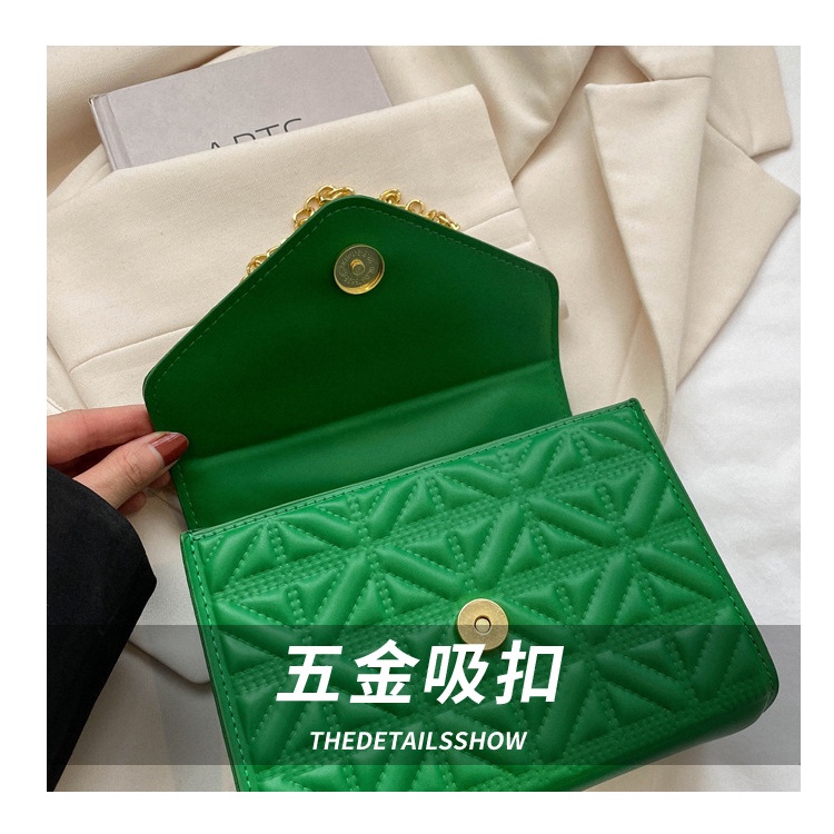 Túi Đeo Vai Màu Trơn Dáng Vuông Nhỏ Thời Trang Mùa Xuân 2023 Cho Nữ