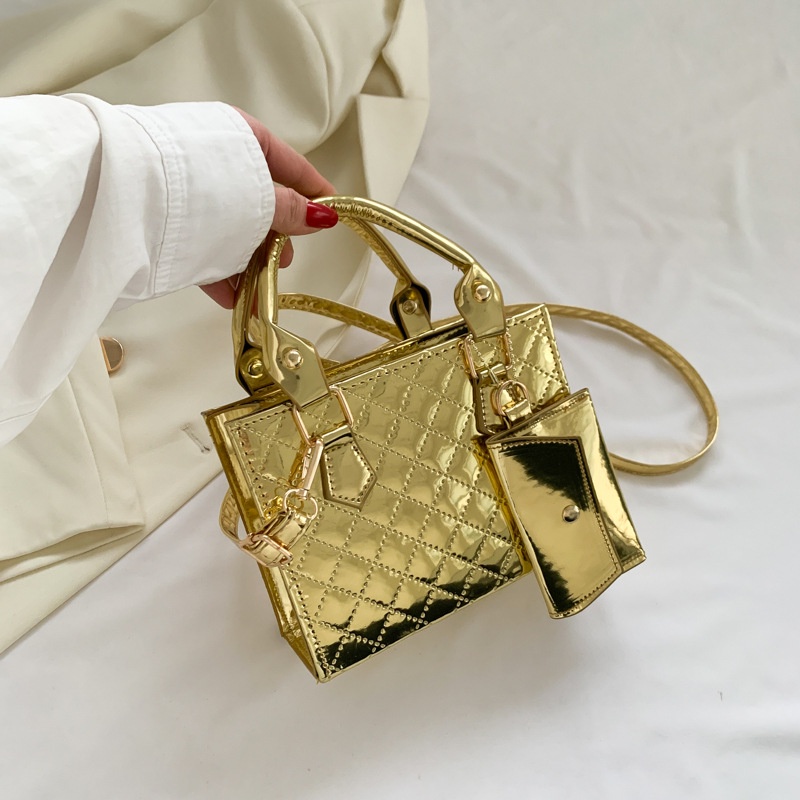 Túi Đeo Chéo Mini Hình Vuông Đính Đá Lấp Lánh Thời Trang Mùa Xuân 2023 Cho Nữ