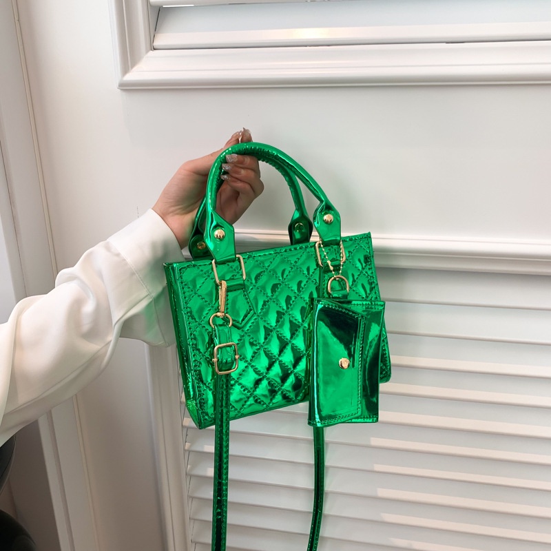 Túi Đeo Chéo Mini Hình Vuông Đính Đá Lấp Lánh Thời Trang Mùa Xuân 2023 Cho Nữ