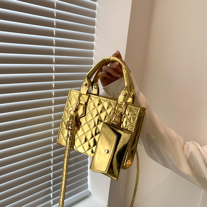 Túi Đeo Chéo Mini Hình Vuông Đính Đá Lấp Lánh Thời Trang Mùa Xuân 2023 Cho Nữ