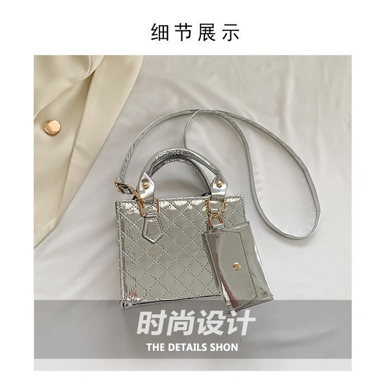 Túi Đeo Chéo Mini Hình Vuông Đính Đá Lấp Lánh Thời Trang Mùa Xuân 2023 Cho Nữ