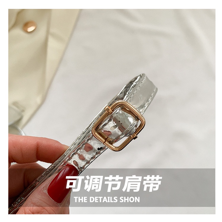 Túi Đeo Chéo Mini Hình Vuông Đính Đá Lấp Lánh Thời Trang Mùa Xuân 2023 Cho Nữ