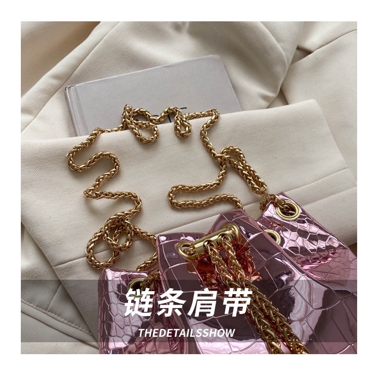 Túi Đeo Vai Cỡ Nhỏ Phối Dây Đeo Sợi Xích Độc Đáo Thời Trang Mùa Xuân 2023 Cho Nữ