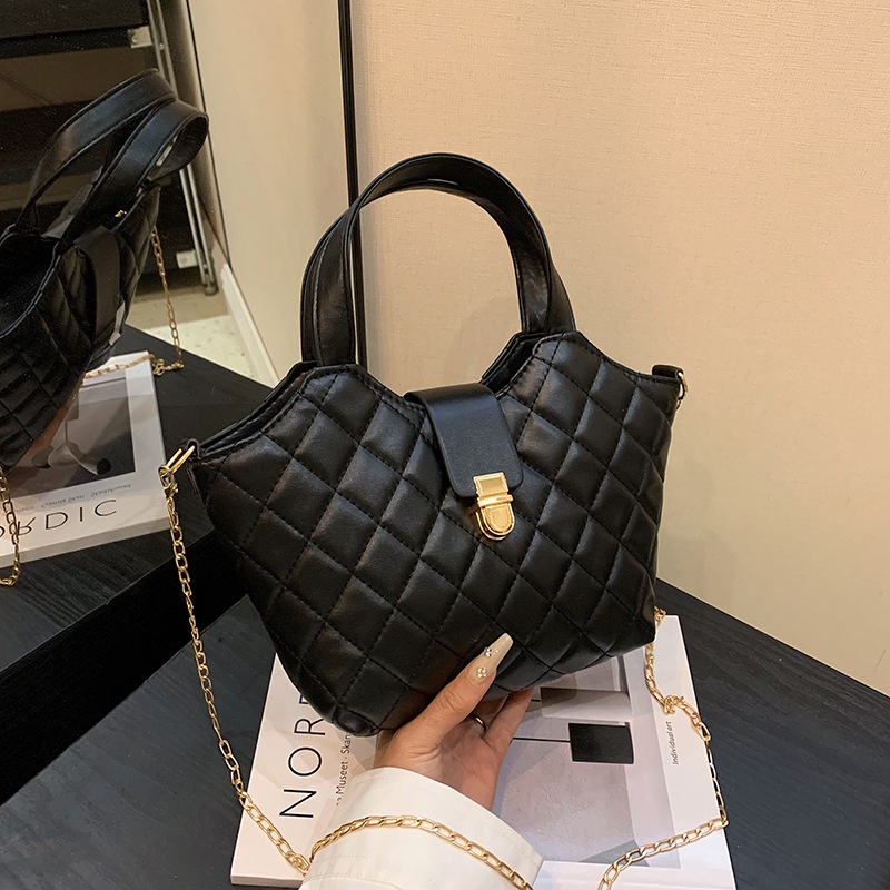 Túi Tote Đeo Vai Sức Chứa Lớn Thêu Chỉ Đính Kim Cương Phong Cách Retro Thời Trang Mùa Xuân 2023