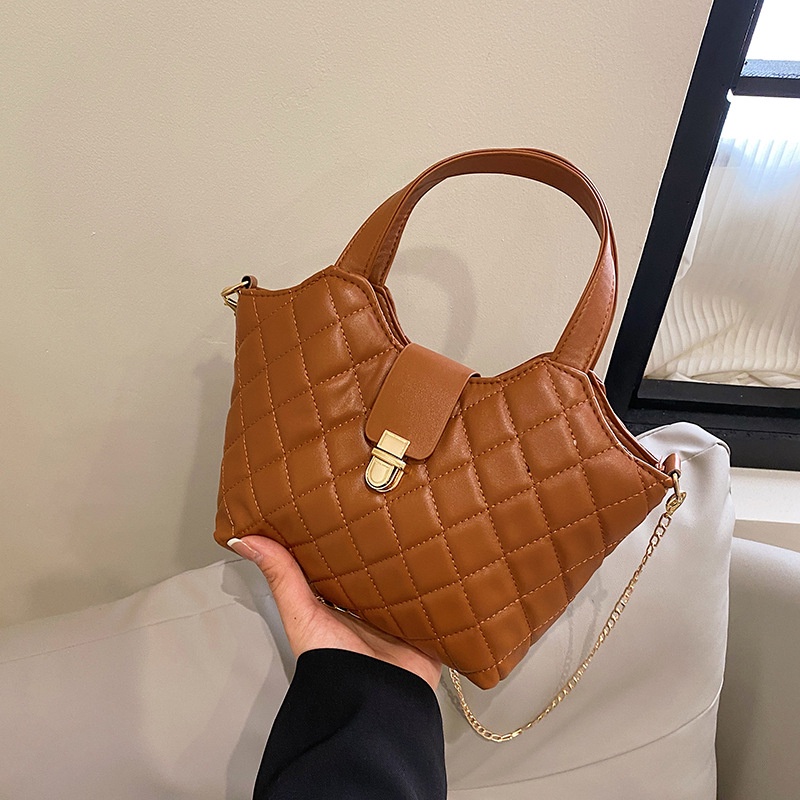 Túi Tote Đeo Vai Sức Chứa Lớn Thêu Chỉ Đính Kim Cương Phong Cách Retro Thời Trang Mùa Xuân 2023