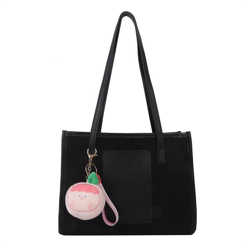 Túi Xách Cỡ Lớn Màu Sắc Đơn Giản Phong Cách Retro Thời Trang Xuân Hè 2023 Cho Nữ