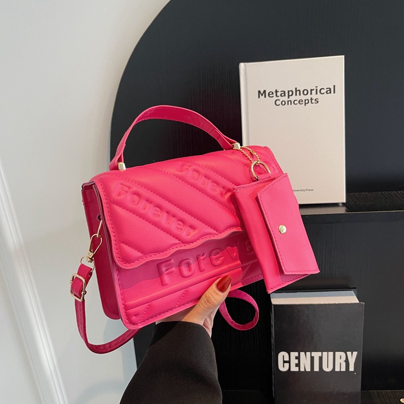 Túi Đeo Vai Hình Vuông Cỡ Nhỏ Màu Trơn Thời Trang 2023 Cho Nữ