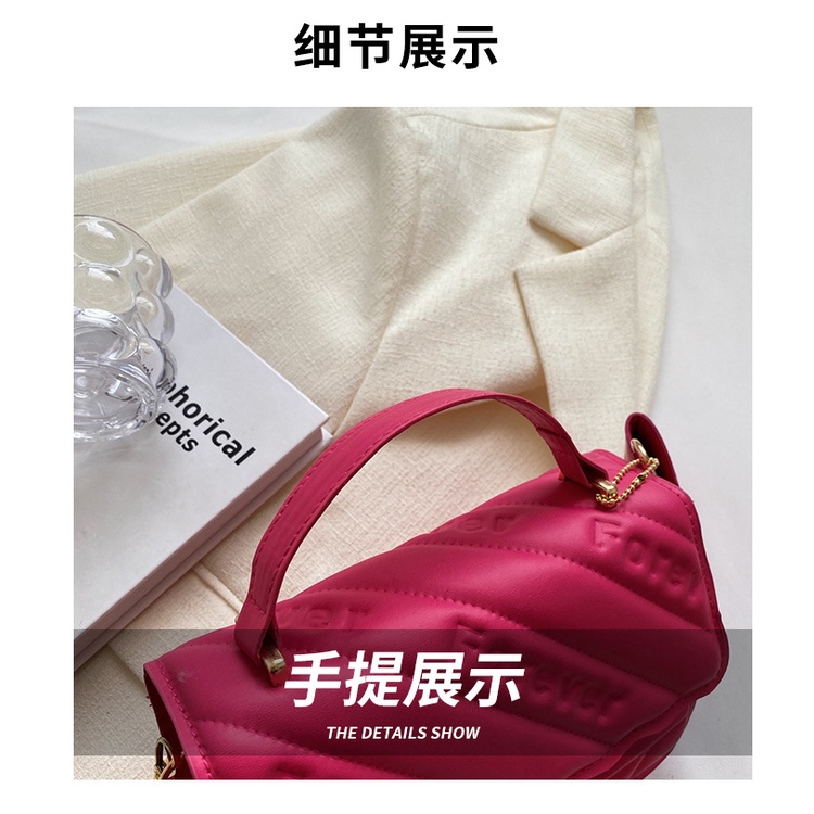 Túi Đeo Vai Hình Vuông Cỡ Nhỏ Màu Trơn Thời Trang 2023 Cho Nữ