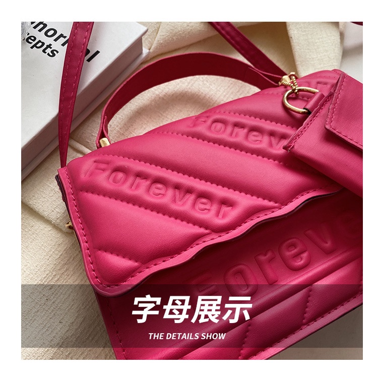 Túi Đeo Vai Hình Vuông Cỡ Nhỏ Màu Trơn Thời Trang 2023 Cho Nữ