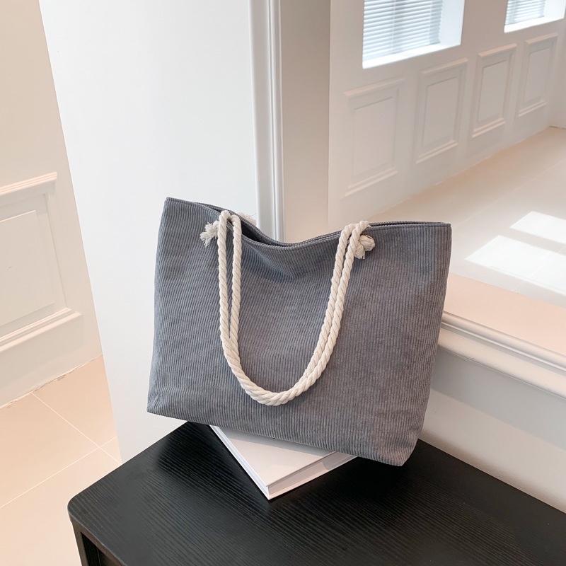 Túi Xách Đeo Vai Vải Bạt Ngăn Chứa Rộng Thời Trang Hàn Quốc 2013