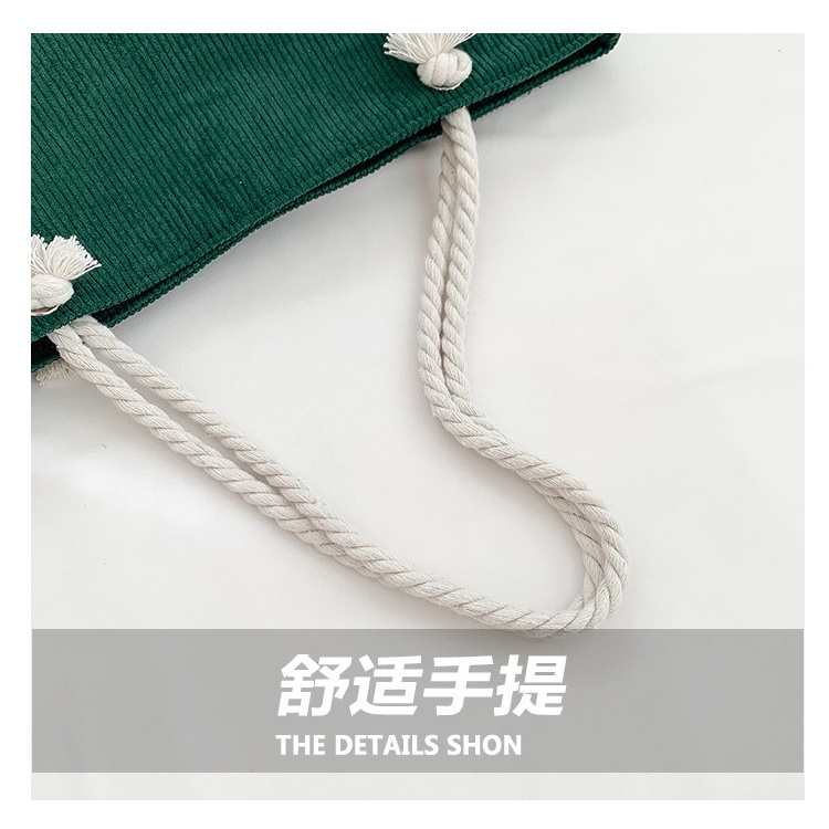 Túi Xách Đeo Vai Vải Bạt Ngăn Chứa Rộng Thời Trang Hàn Quốc 2013