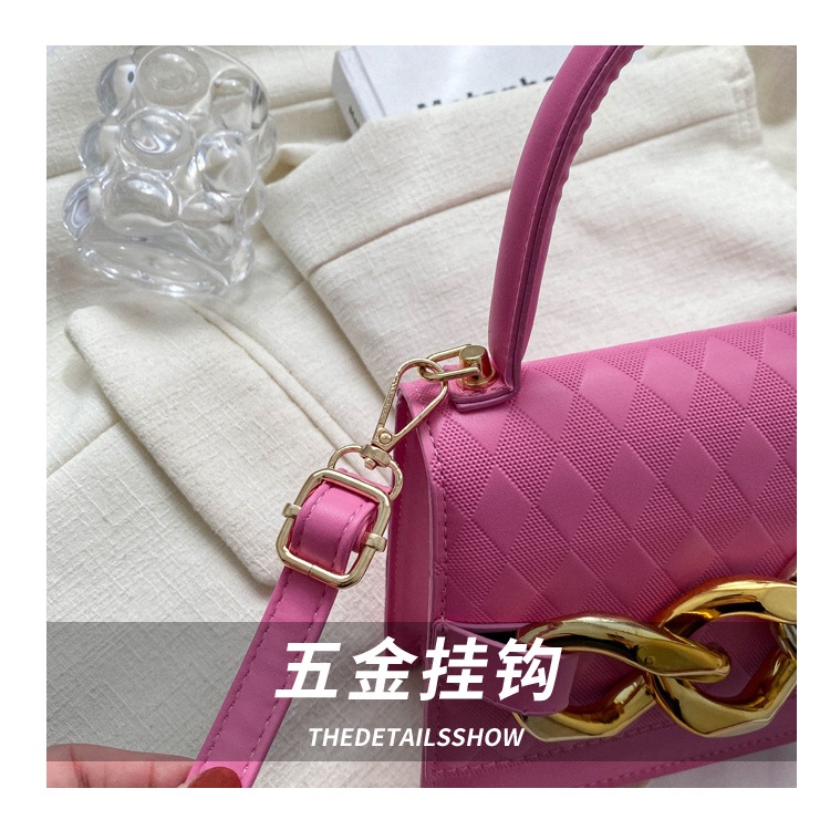 Túi Đeo Chéo Hình Vuông Nhỏ Màu Trơn Thời Trang 2023 Cho Nữ