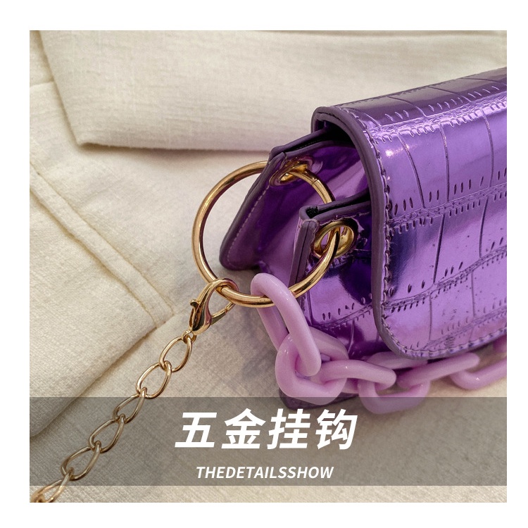 Túi Đeo Chéo Mini Hình Vuông Họa Tiết Vân Đá Màu Trơn Thời Trang Mùa Xuân 2023 Cho Nữ