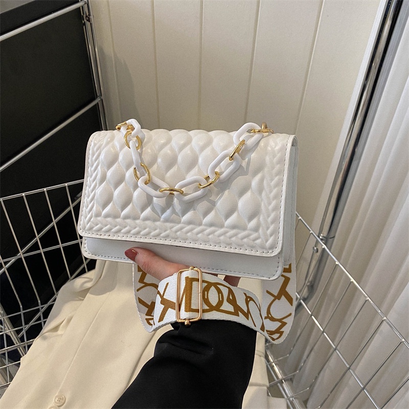 Ba Lô Đeo Vai Hình Vuông Nhỏ Thêu Nổi Họa Tiết Kim Cương Phong Cách Cổ Điển Thời Trang Cho Nữ 2023