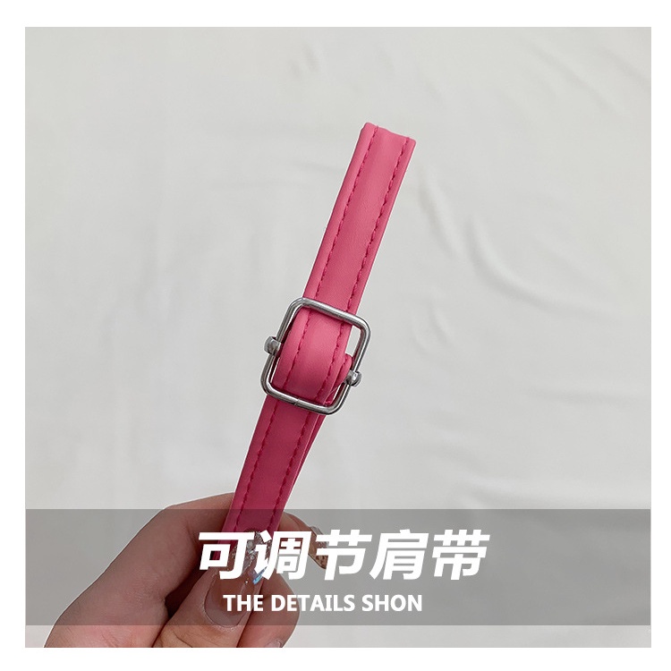 Túi Đeo Vai Hình Vuông Cỡ Nhỏ Phối Dây Đeo Sợi Xích Thời Trang Mùa Xuân 2023 Cho Nữ