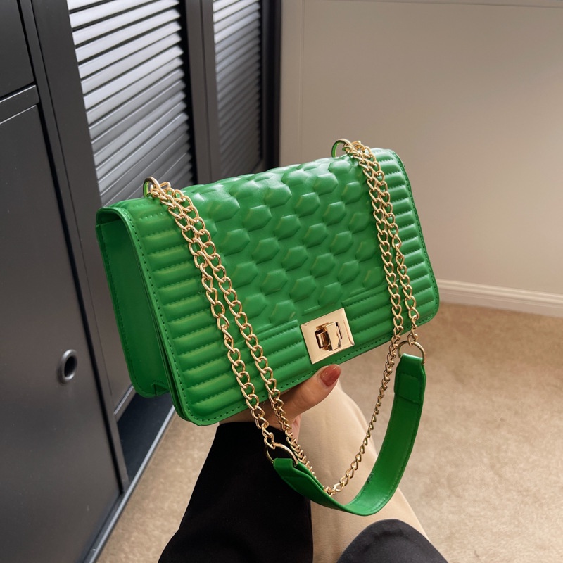 Ba Lô Đeo Vai Hình Vuông Cỡ Nhỏ Đính Đá Phối Dây Đeo Sợi Xích Thời Trang Hàn Quốc 2023 Cho Nữ