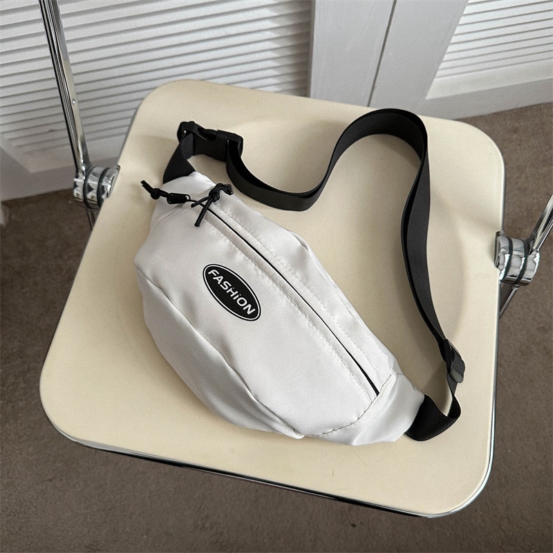 Túi Đeo Chéo Một Bên Ngực Nhỏ Đơn Giản Phong Cách Đường Phố Cho Nam Nữ