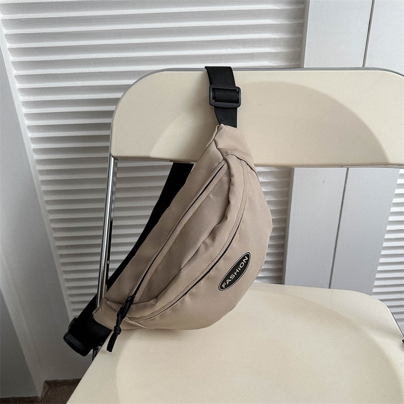 Túi Đeo Chéo Một Bên Ngực Nhỏ Đơn Giản Phong Cách Đường Phố Cho Nam Nữ