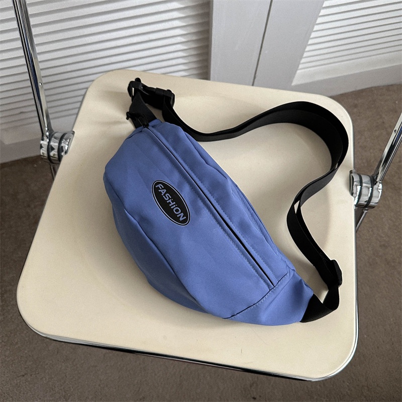Túi Đeo Chéo Một Bên Ngực Nhỏ Đơn Giản Phong Cách Đường Phố Cho Nam Nữ