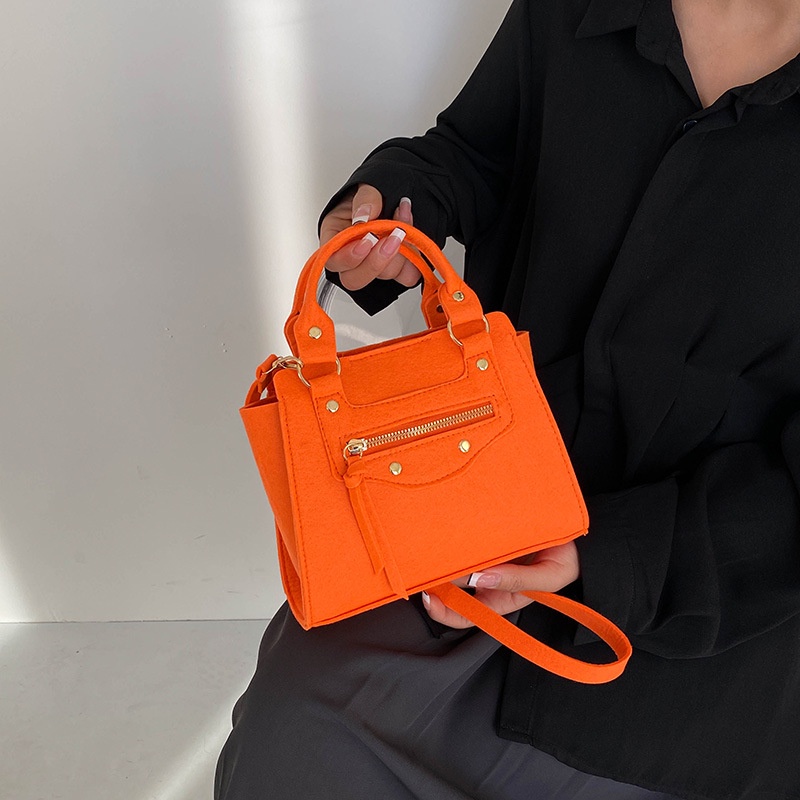 Túi Đeo Chéo Dáng Vuông Nhỏ Đơn Giản Thời Trang Xuân 2023 Phong Cách Pháp