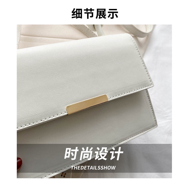 Túi Đeo Chéo Hình Vuông Nhỏ Màu Trơn Thời Trang Mùa Xuân 2023 Cho Nữ