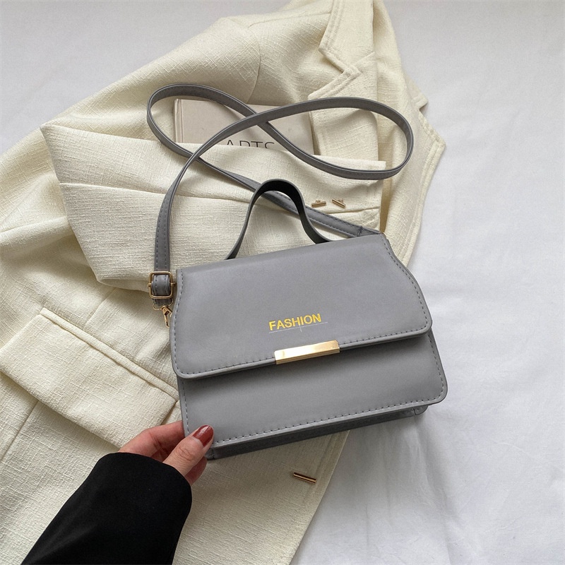 Túi Đeo Vai Hình Vuông Nhỏ Màu Trơn Thời Trang 2023 Cho Nữ