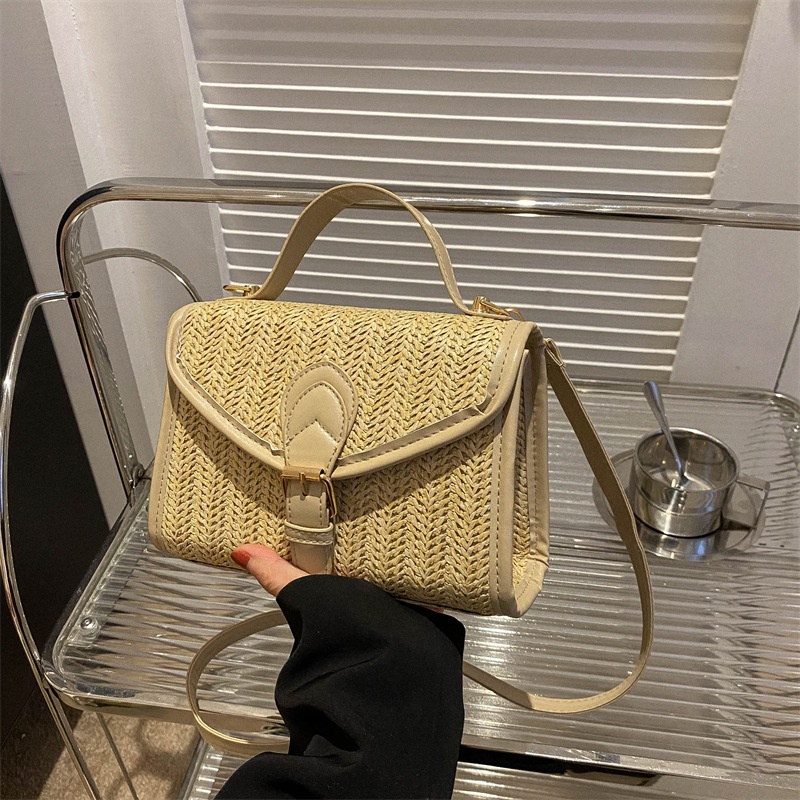 Túi Đeo Chéo Vai Đan Cói Thời Trang Xuân Hè 2023 Cho Nữ